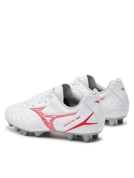 Mizuno Ghete pentru fotbal Mizuno Monarcida Neo Iii Select Jr Md P1GB2425 Alb