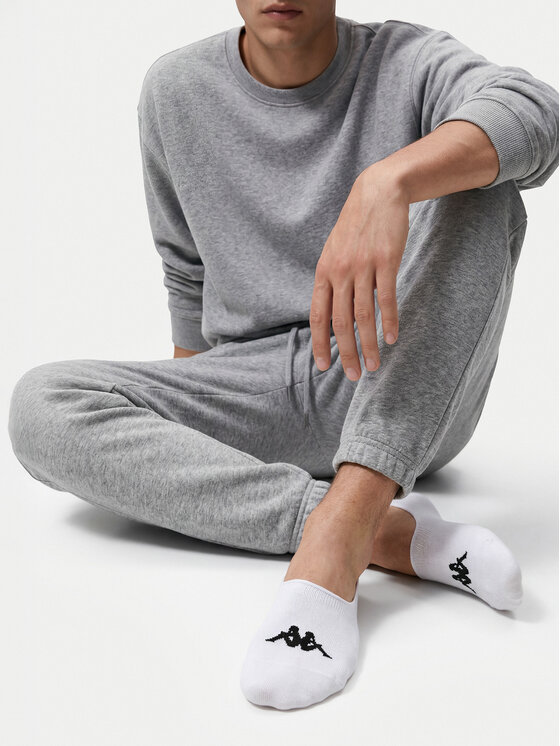 Kappa Dolge nogavice Kappa CEO_KR_LOST_SS26 (3-PACK) Bela