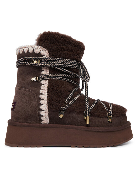 Mou Μπότες Χιονιού Mou Mini Eskimo FW681014M Σκούρο καφέ