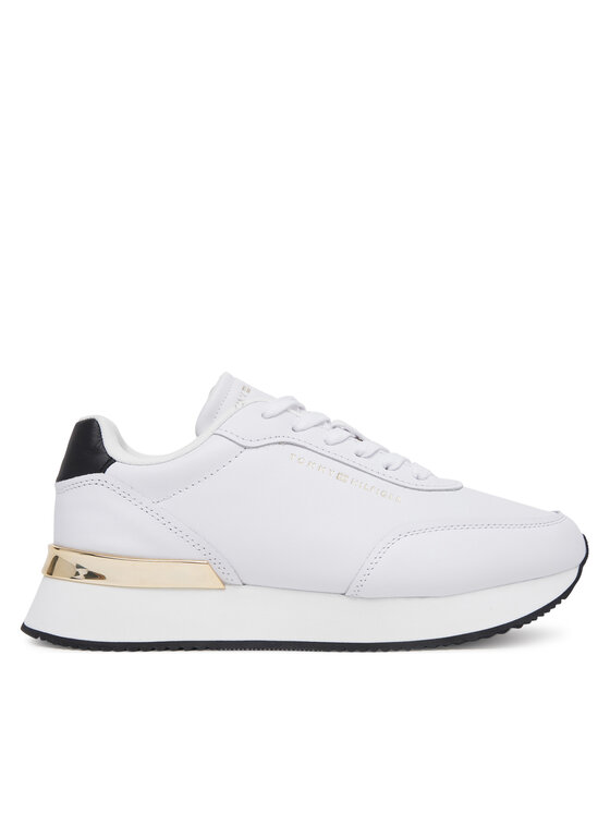 Tommy Hilfiger Laisvalaikio batai Tommy Hilfiger Chic Fashion Runner FW0FW08695 Balta
