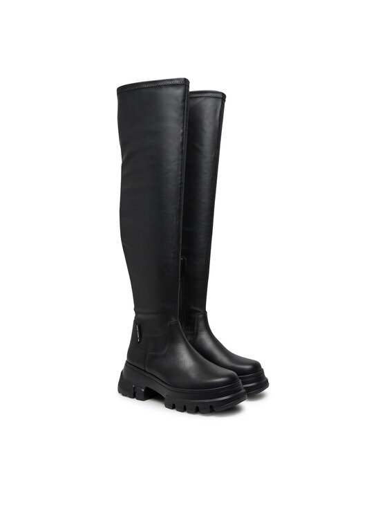 Tommy Jeans Cizme Tommy Jeans Tjw Lightweight Otk Boot EN0EN02634 Negru