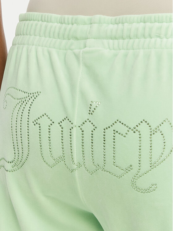 Juicy Couture Juicy Couture Sportinės kelnės Tina JCWBJ126327 Žalia Straight Leg