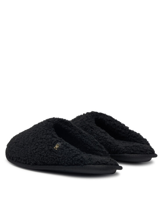 Tommy Hilfiger Kapcie Tommy Hilfiger Th House Shoes FW0FW09618 Czarny