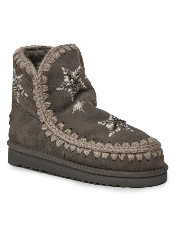 Mou Stivali da neve Mou Eskimo Wool FW101077A Marrone