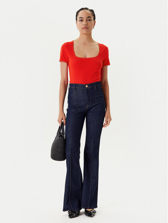 Morgan Morgan Футболка 232-DLUBI Оранжевий Slim Fit
