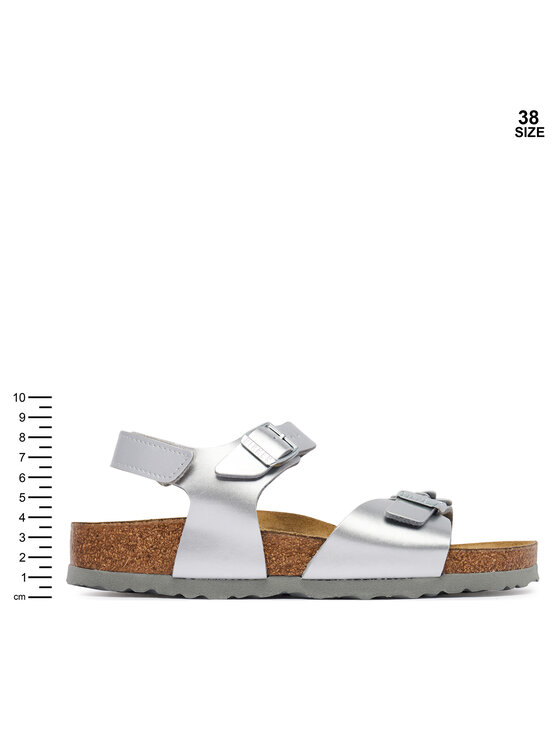 Birkenstock Босоніжки Birkenstock Rio As Flowers 1031702 D Срібний