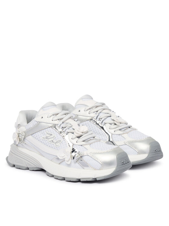 KARL LAGERFELD Sneakersy KARL LAGERFELD Orion KL65515F Srebrny