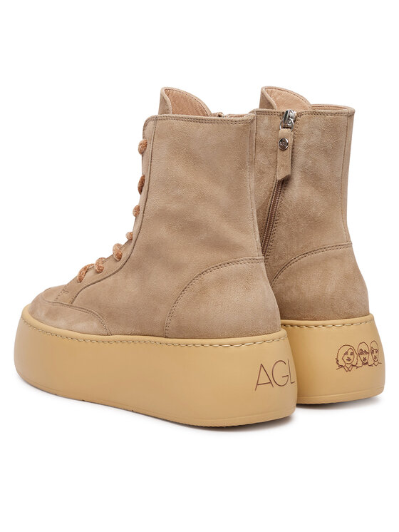 AGL Auliniai batai AGL Vibe Lowboot D946512PJV Smėlio