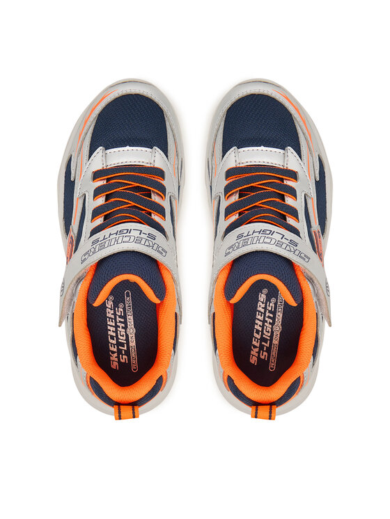 Skechers Снікерcи Skechers Meteor-Lights - Glow-Strider 401497L/SLOR Срібний