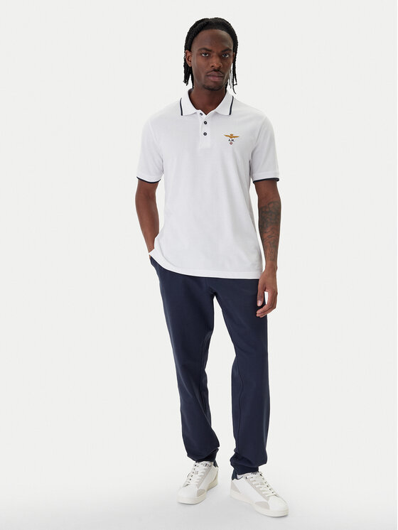 Aeronautica Militare Aeronautica Militare Polo 261PO1308UP00082 Blanco Regular Fit