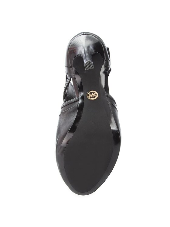 MICHAEL Michael Kors Tacón de aguja MICHAEL Michael Kors Blaze Open Toe Bootie 40T7BLHE5L Negro