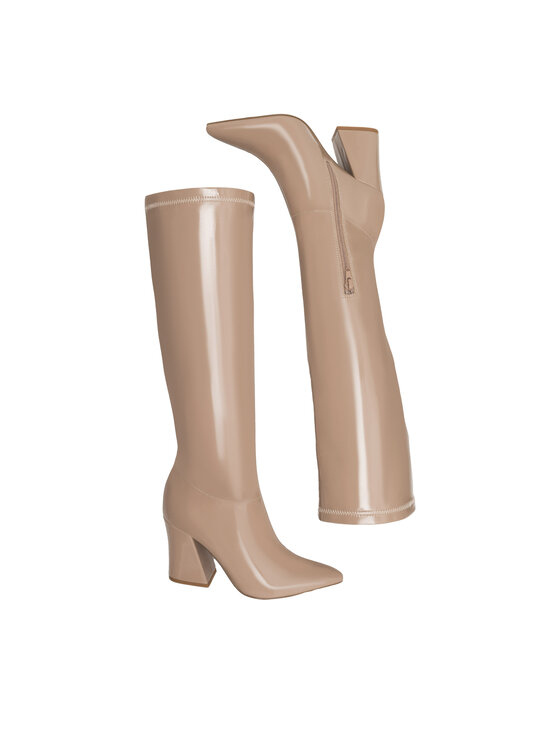 Nine West Čižmy Nine West SHARLEEZ 13196H Béžová