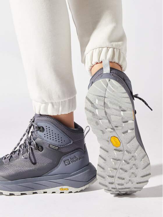 Jack Wolfskin Трекінгові черевики Jack Wolfskin Terraventure Texapore Mid W 4049991 Сірий