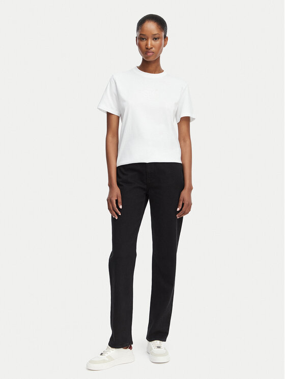 Calvin Klein Jeans Calvin Klein Jeans Camiseta Classic Monologo LV047D873G Blanco Regular Fit