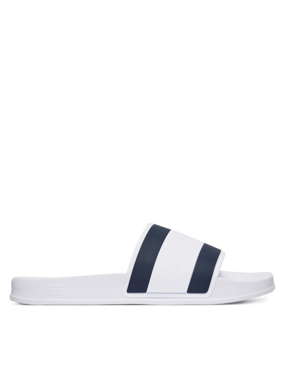 Tommy Hilfiger Chanclas Tommy Hilfiger Core Hilfiger Flag Pool Slide FM0FM05798 Blanco