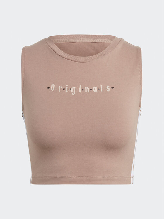adidas adidas Топ Tank Top IQ3404 Коричневий