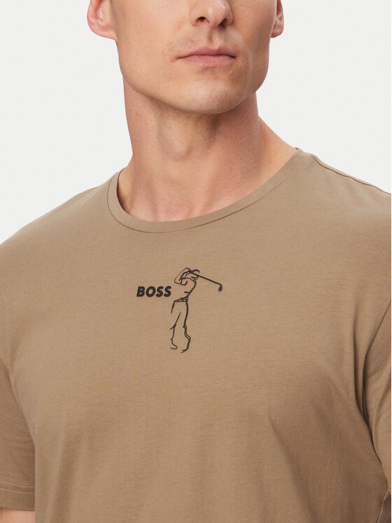 BOSS BOSS Camiseta Birdie 50559387 Caqui Regular Fit