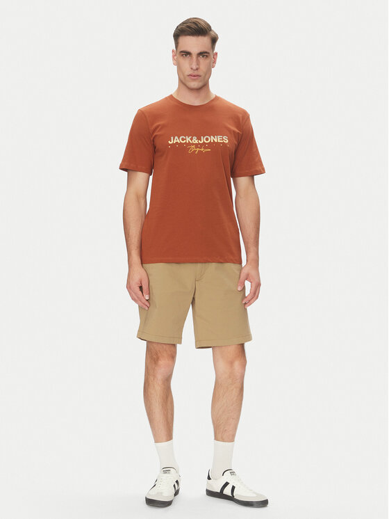 Jack & Jones Jack & Jones Футболка Canggu 12281809 Червоний Regular Fit
