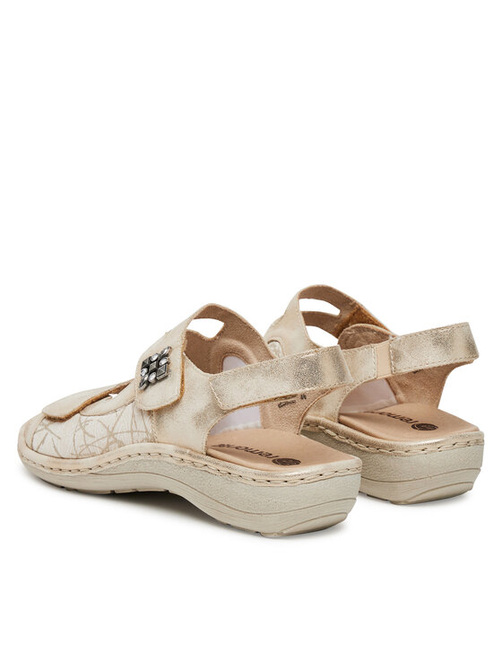Remonte Sandále Remonte D7647-94 Zlatá