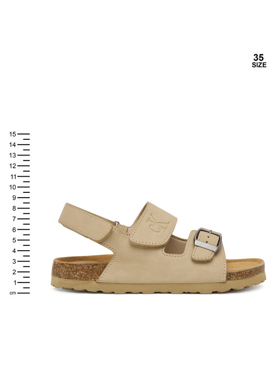 Calvin Klein Sandali Calvin Klein Velcro V3X2-83328-0315 D Bež