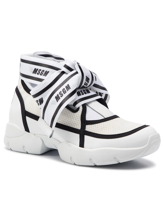 MSGM Sneakersy MSGM Bow Running 2641MDS419 205 1 Biały