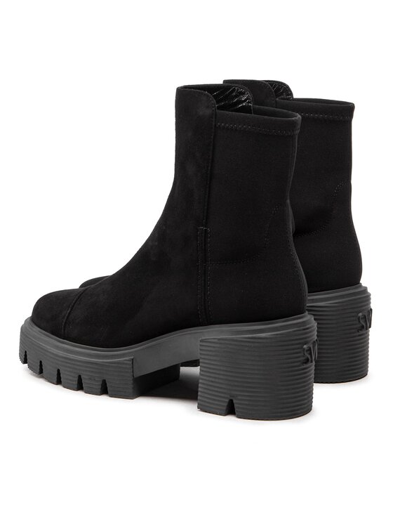 Stuart Weitzman Μποτάκια Stuart Weitzman Soho Bootie SC723 Μαύρο