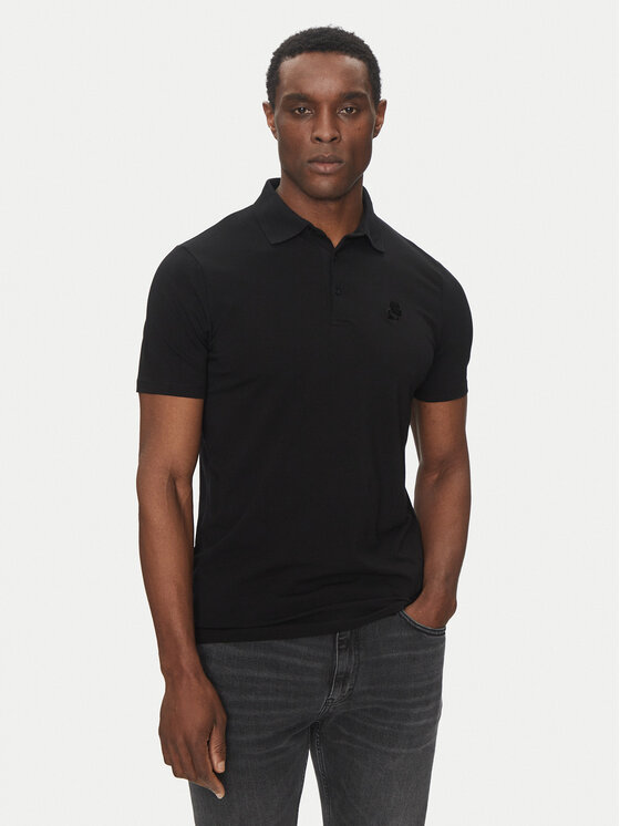 KARL LAGERFELD KARL LAGERFELD Polo marškinėliai 745750 500221 Juoda Regular Fit
