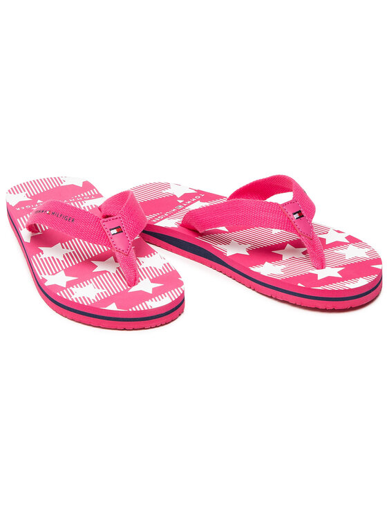Tommy Hilfiger Chancletas Tommy Hilfiger Stars Print Flip Flop T3A0-30882-0058 S Rosa
