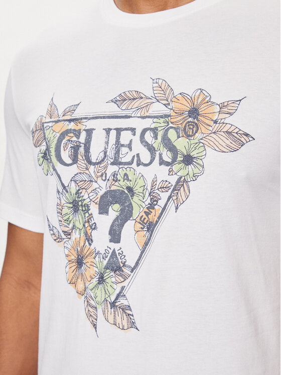 Guess Guess Camiseta M4GI11 I3Z14 Blanco Slim Fit