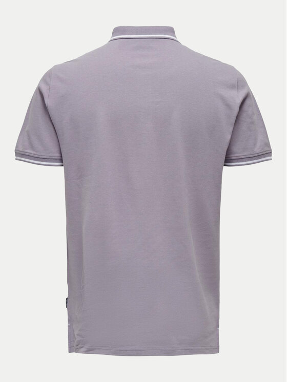 Only & Sons Only & Sons Поло Fletcher 22024827 Фіолетовий Regular Fit