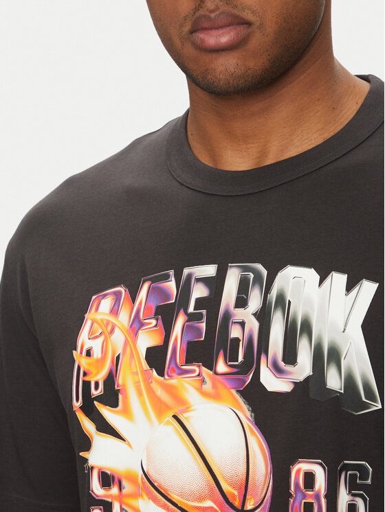 Reebok Reebok Футболка 100218817 Чорний Regular Fit