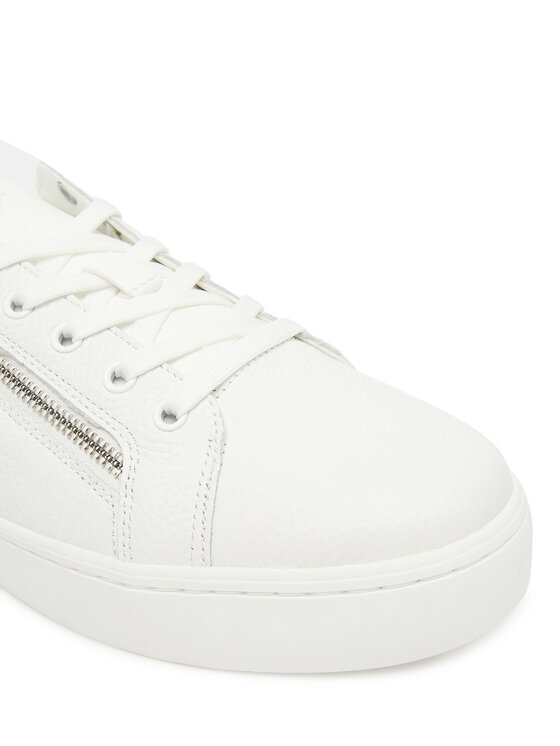 Calvin Klein Jeans Sneakersy Calvin Klein Jeans Classic Cupsole Zip Low In YM0YM01318 Biały