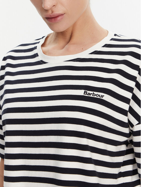 Barbour Barbour Majica Adria LML0893NY73 Mornarsko modra Relaxed Fit