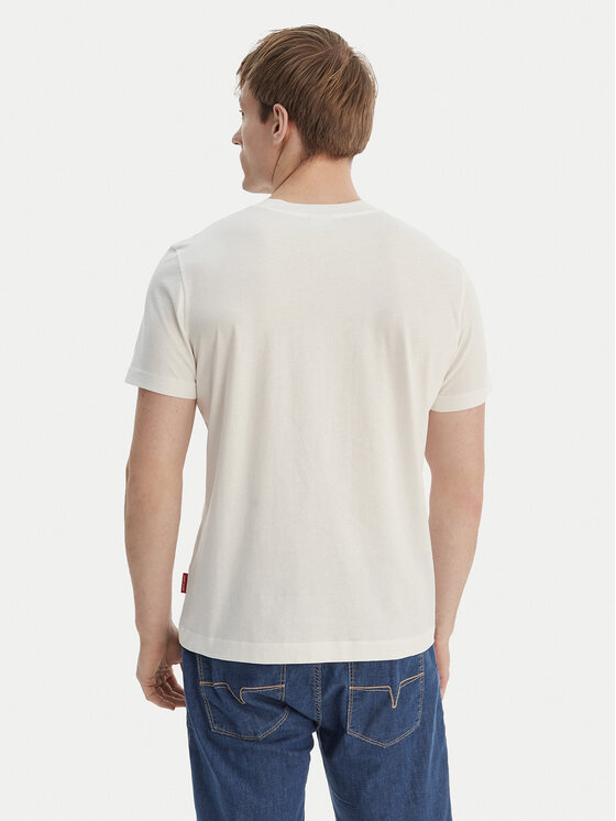 JOOP! Jeans JOOP! Jeans Camiseta JJJ-Lanakila 30101983 Écru Regular Fit