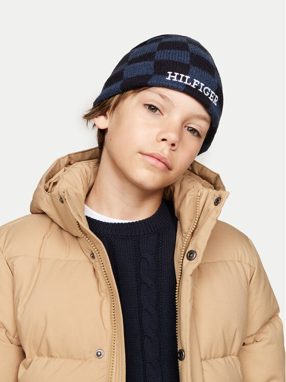 Tommy Hilfiger Czapka Tommy Hilfiger AU0AU01932 Niebieski