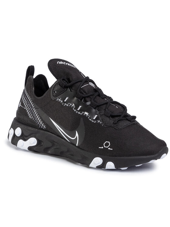 Nike Sneakersy Nike React Element 55 CU3009 001 Czarny