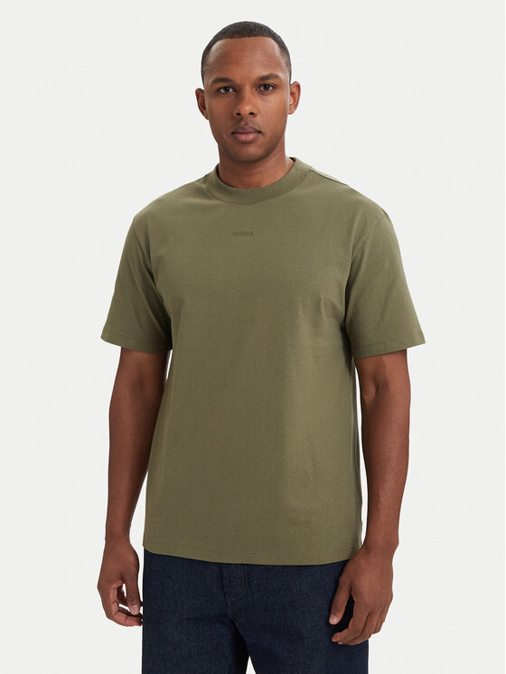 HUGO HUGO Camiseta Dapolino 50488330 Caqui Relaxed Fit