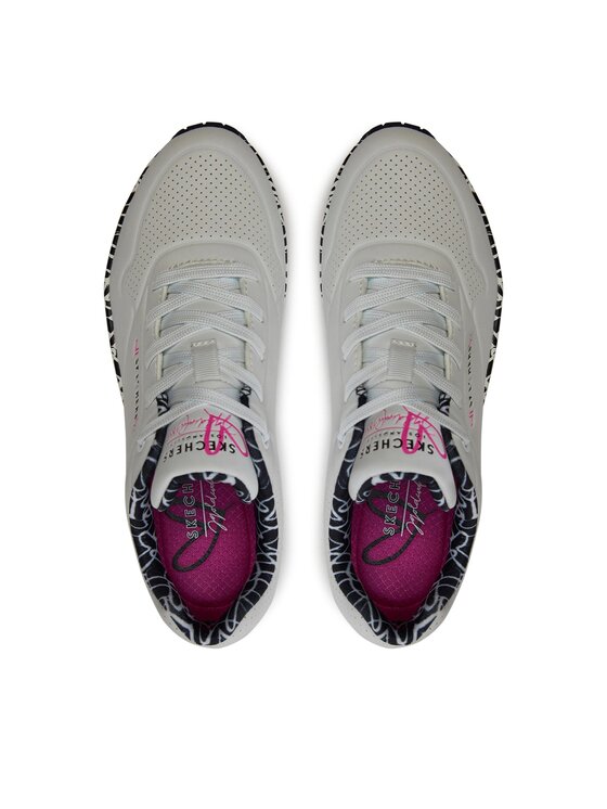 Sneakers Skechers Loving Love 155506/WBK Alb | Epantofi.ro