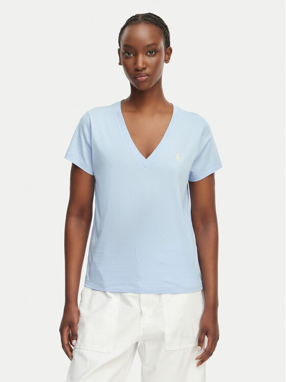 Polo Ralph Lauren Polo Ralph Lauren Футболка 211B14611001 Світло-синій Straight Fit