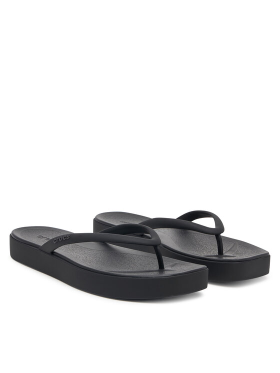 Crocs В'єтнамки Crocs Miami Square Flatform Flip 214161 Чорний