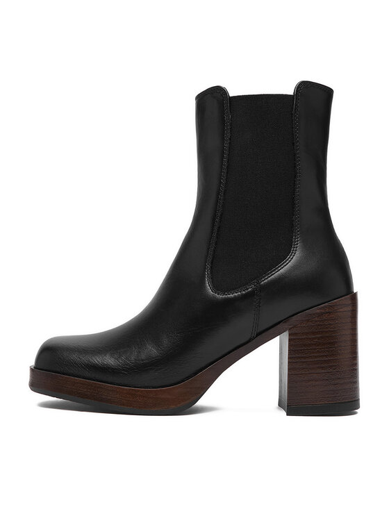GINO ROSSI Ghete Jodhpur GINO ROSSI C-27740PE-PLATEAU Negru