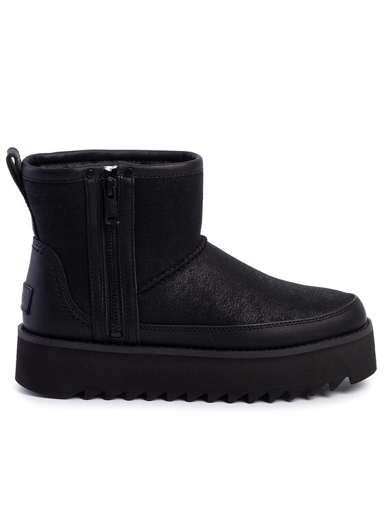 Ugg Hótaposó Ugg W Classic Rebel Biker Mini 1105314 Fekete