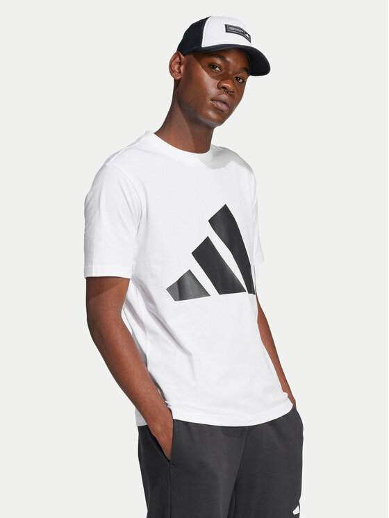 adidas adidas Футболка Essentials Big Logo JE8943 Білий Regular Fit
