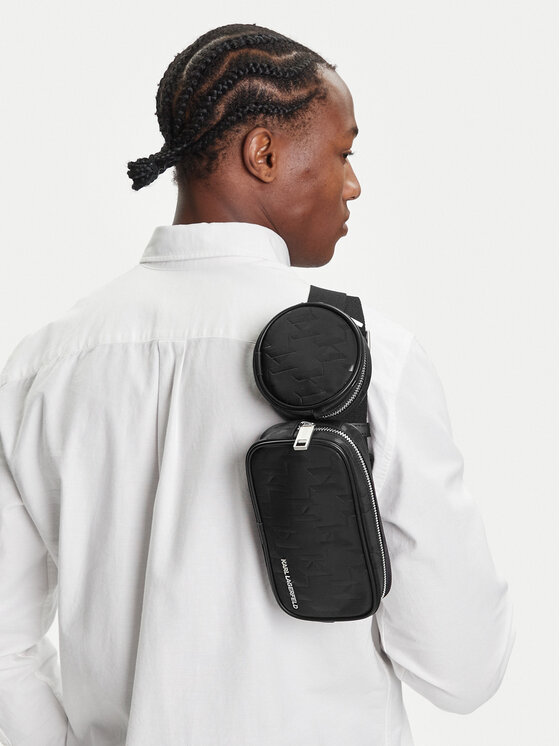 KARL LAGERFELD Чанта за кръст﻿ KARL LAGERFELD A3M30165 Черен
