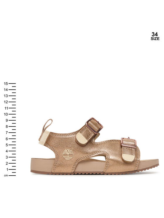 Timberland Босоніжки Timberland Castle Island TB0A5MMNAFS1 Золотий