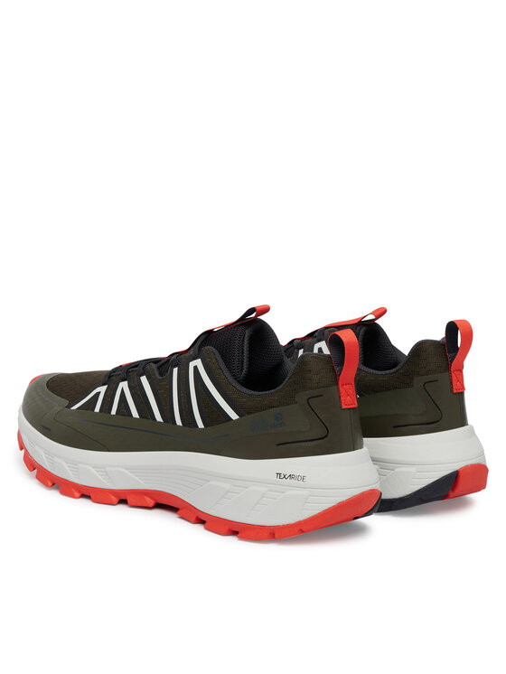 Jack Wolfskin Трекінгові черевики Jack Wolfskin Wild Hike Low M A65579 Зелений
