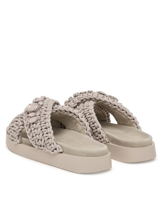 Inuikii Шльопанці Inuikii Woven Stones 1004.003.0073 Сірий
