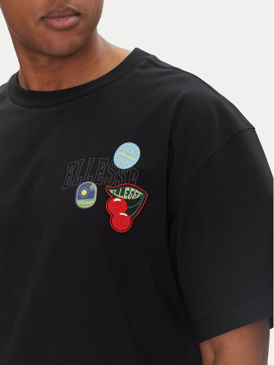 Ellesse Ellesse Футболка Stickero SHZ21993 Чорний Regular Fit