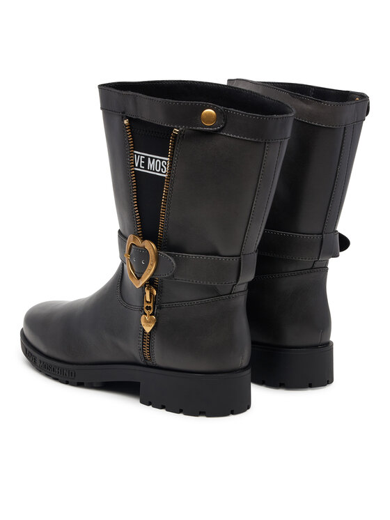 LOVE MOSCHINO Μποτάκια LOVE MOSCHINO JA24174G0PIJ100A Μαύρο