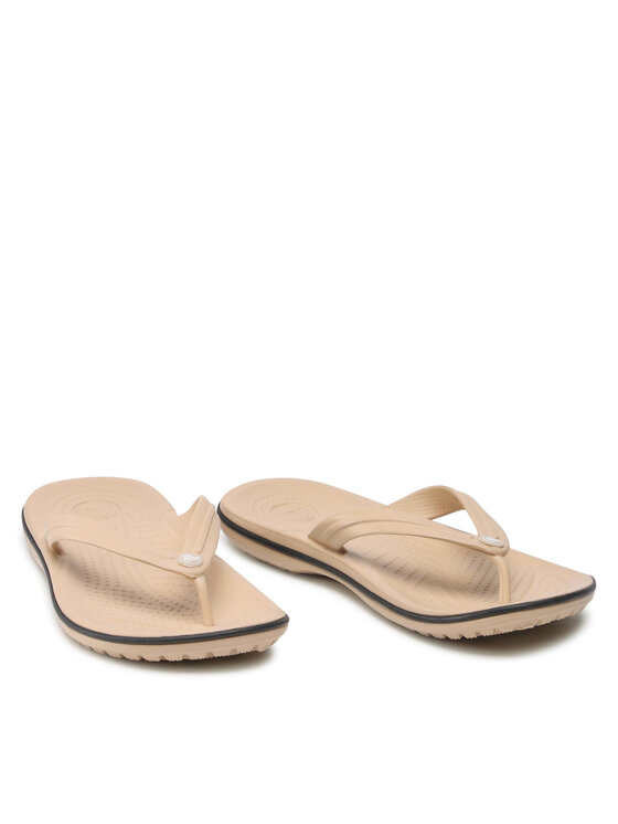 Crocs Джапанки Crocs Crocband Flip 11033 Бежов